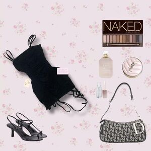 Cute black mini dress